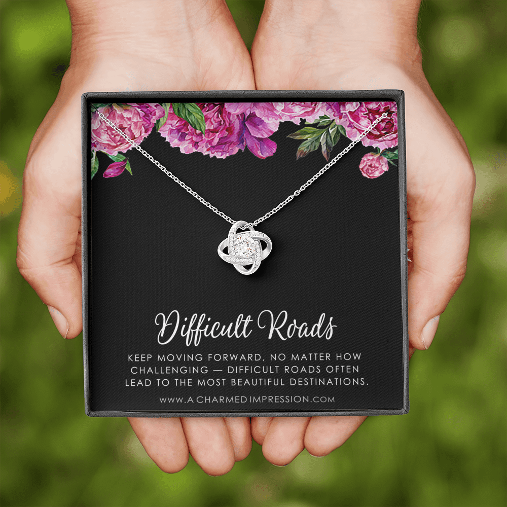Encouragement Gift, Cancer Survivor Necklace, Breast Cancer Support, Strength Necklace, Infertility Miscarry Gift, Depression, Mental Health