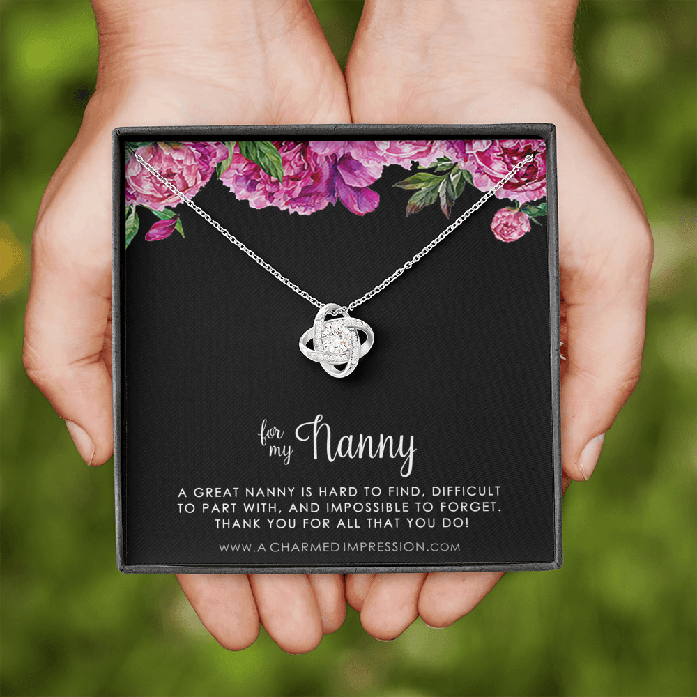 Nanny Gift, Gift for Nanny Necklace, Nanny Appreciation Gift, Necklace Gift for Nanny, Nanny Jewelry, Nanny Gift Idea, For My Nanny