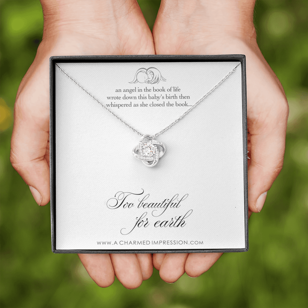 Infant loss necklace shop