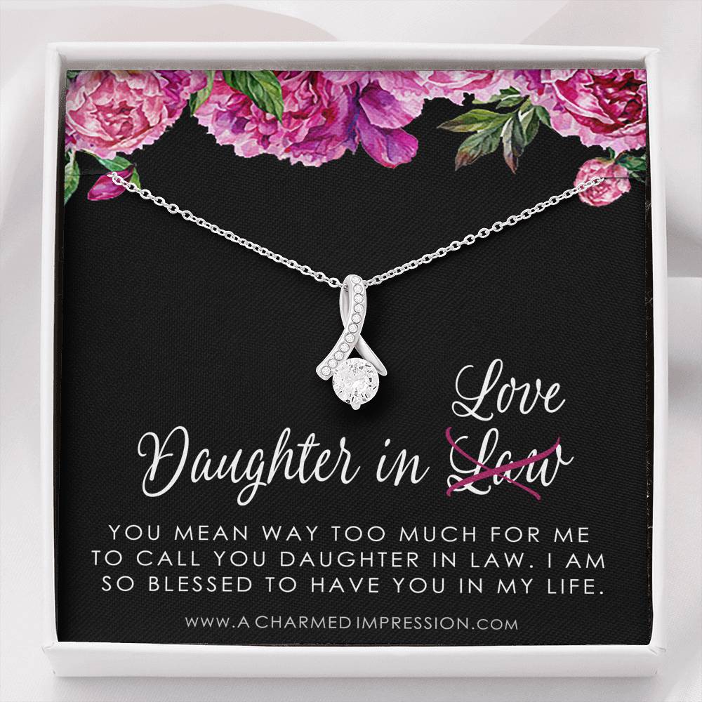 Daughter in Law, Gift for Bride, Gift from Mother in Law, Wedding Gift, Daughter to be, Welcome to the Family, Unbiological Child Gift