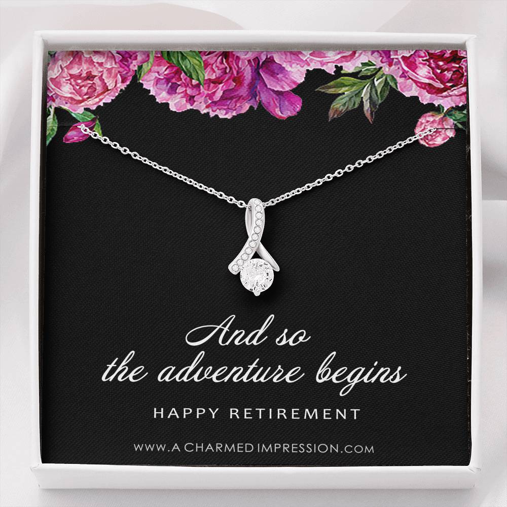 Retirement Gifts for Women, Leave Job Gift, Teacher Retirement Gift, Goodbye Gift, Jewelry from Co-worker