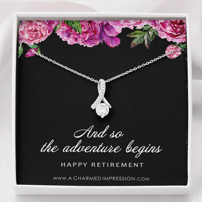 Retirement Gifts for Women, Leave Job Gift, Teacher Retirement Gift, Goodbye Gift, Jewelry from Co-worker