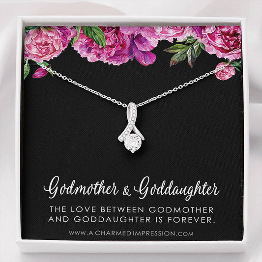 Godmother Necklace, Gift for Godmother from Godchild, Godmother Gift, Jewelry for Godmother, Godmother Gift, Godmother Jewelry, Thank you