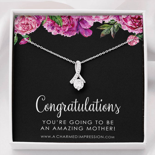 Congratulations Gifts for New Mom, Mama To Be Gifts, Expecting Mothers Necklace, Mommy Jewelry, Baby Shower, Adoption Gifts, Best Mom Ever, Alluring Beauty