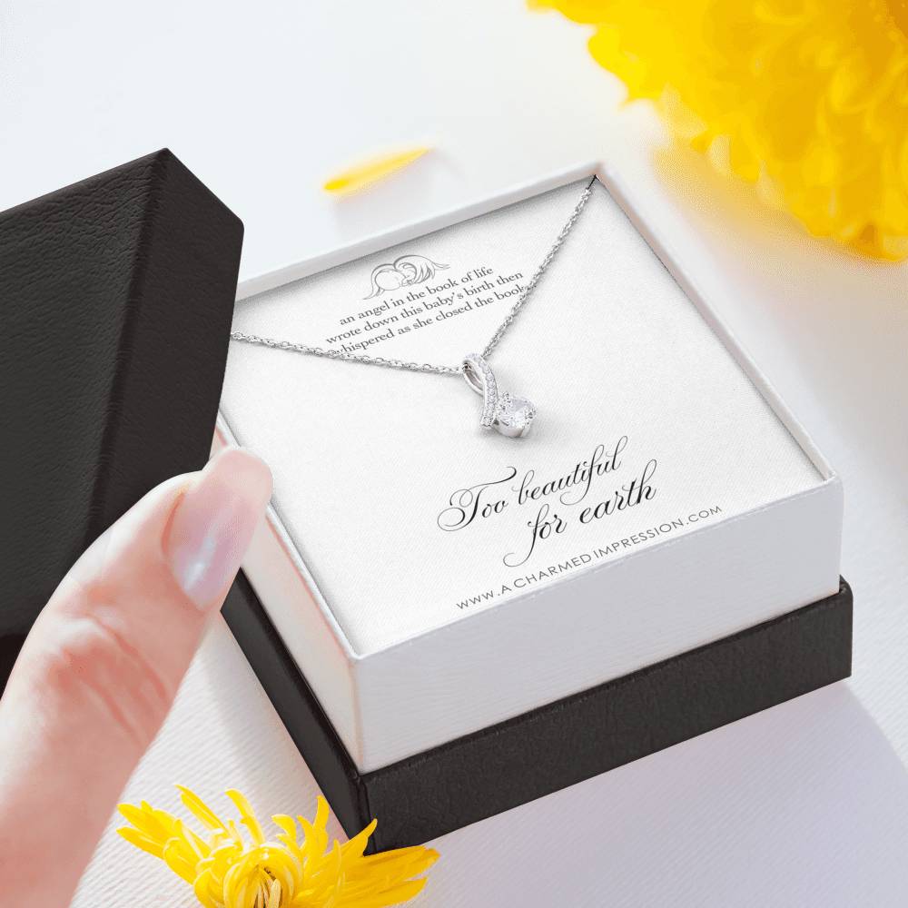 Miscarriage Gift, Infant Loss Necklace, Miscarriage Necklace, Sympathy Necklace, Grief Necklace, Child Loss Remembrance, Baby Loss