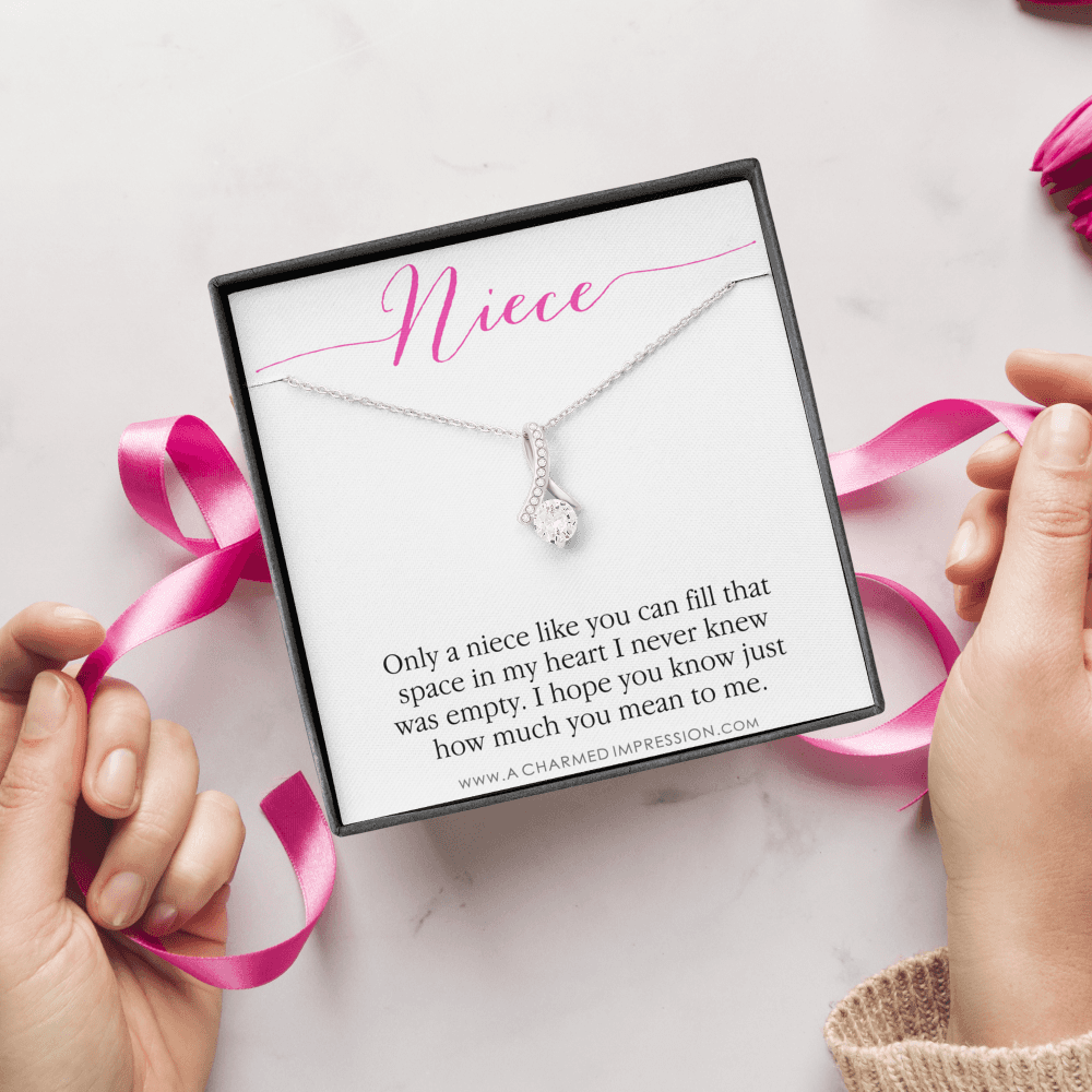 Niece Gift from Aunt, Gift for Niece Necklace, Niece Jewelry, Niece Wedding Gift, Niece Confirmation, Niece Birthday Gift ideas