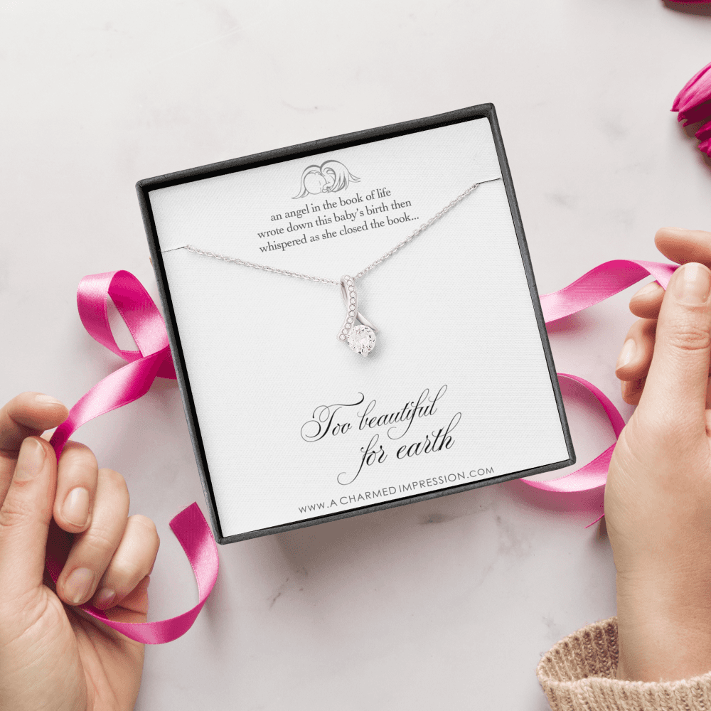 Miscarriage Gift, Infant Loss Necklace, Miscarriage Necklace, Sympathy Necklace, Grief Necklace, Child Loss Remembrance, Baby Loss