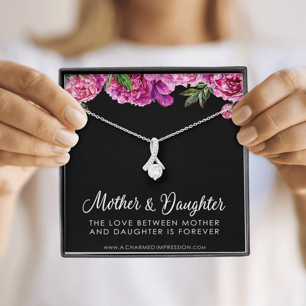 Mother Daughter Necklace, Mom Necklace, Mother's Day Gift from Daughter, Mom to Daughter Gift, Daughter to Mom Gift