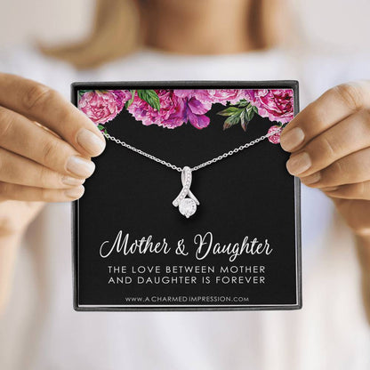Mother Daughter Necklace, Mom Necklace, Mother's Day Gift from Daughter, Mom to Daughter Gift, Daughter to Mom Gift