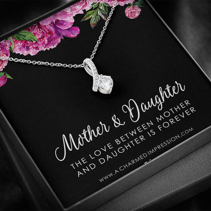 Mother Daughter Necklace, Mom Necklace, Mother's Day Gift from Daughter, Mom to Daughter Gift, Daughter to Mom Gift