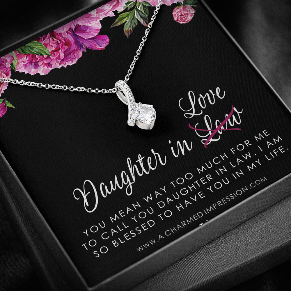 Daughter in Law, Gift for Bride, Gift from Mother in Law, Wedding Gift, Daughter to be, Welcome to the Family, Unbiological Child Gift