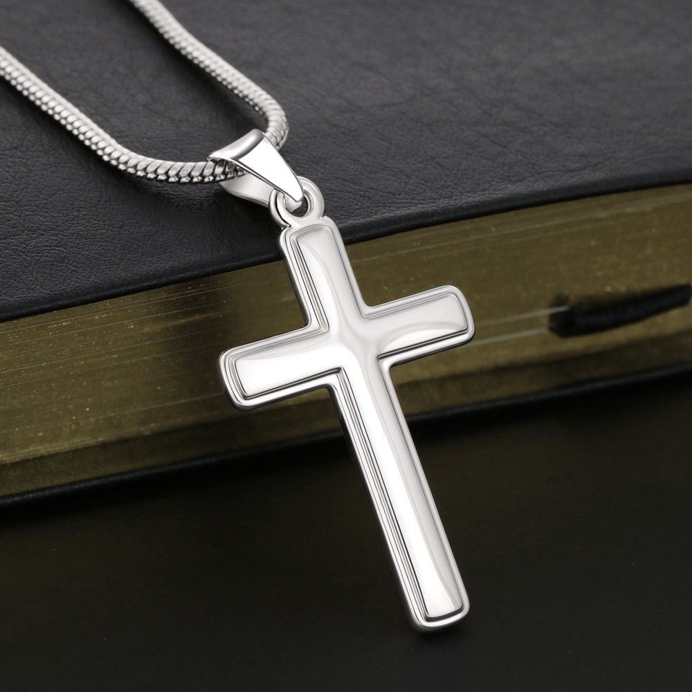 Confirmation - Spiritual Journey Artisan Cross Necklace Confirmation Card, Gifts, Baptism Gift, Presents, Jewelry, Boy Confirmation, Girl