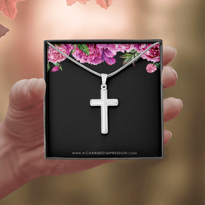 Confirmation - Spiritual Journey Artisan Cross Necklace Confirmation Card, Gifts, Baptism Gift, Presents, Jewelry, Boy Confirmation, Girl