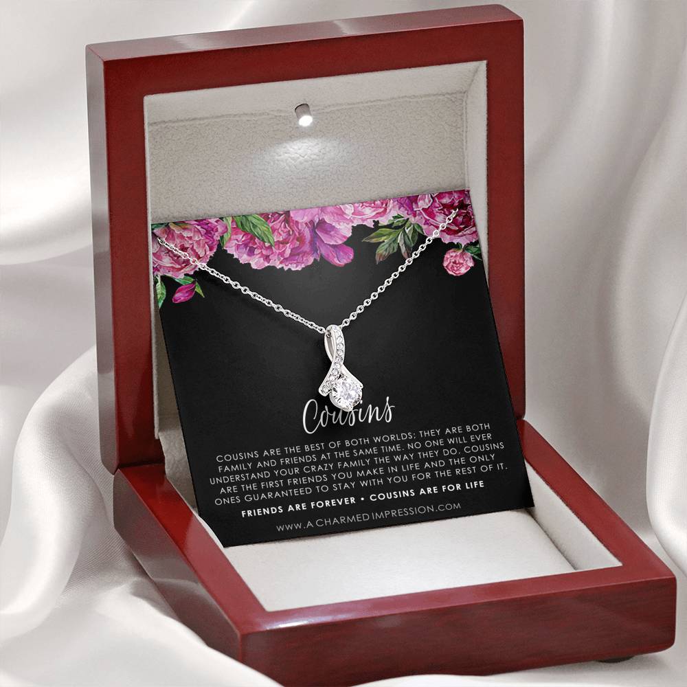 Gift for Cousin Gifts, Cousin Necklace, Cousin Christmas gifts for Cousins gift Idea, Cousin Best Friend Cousin Birthday Gift