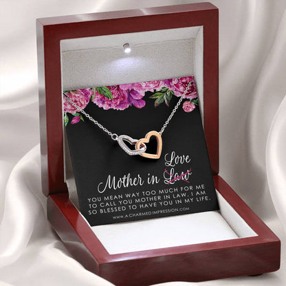 Sentimental Mother In Law Wedding Gift From Bride, Mother of the Groom Necklace, Future Mother in Law Wedding Gift, Gift For Mother-In-Law