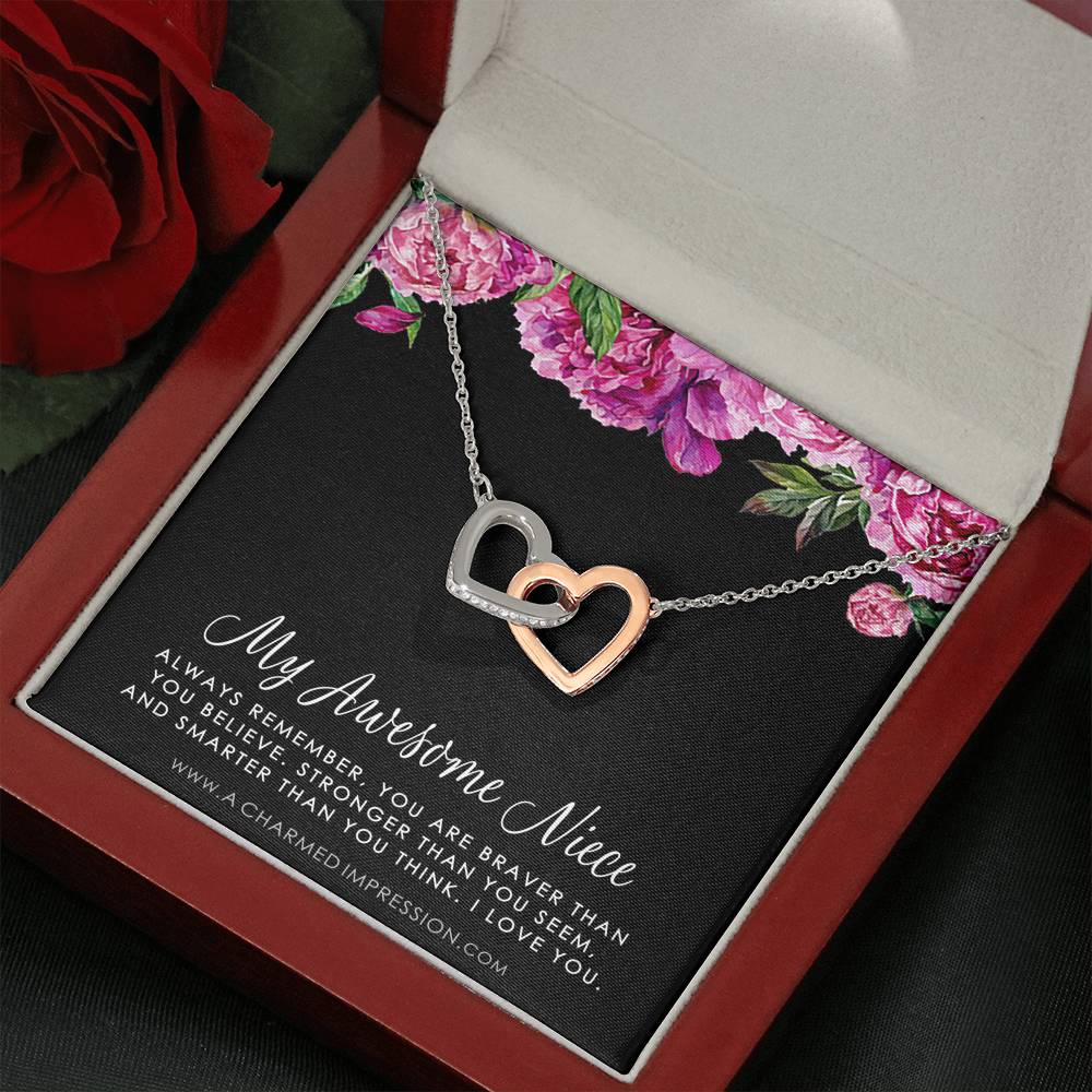 Aunt and Niece Necklace, Gift for Niece from Aunt, Auntie to Niece Jewelry, Special Niece Necklace, Aunt and Niece Gift, Niece Keepsakes