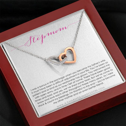 Step Mom Gift Bonus Mom | Stepmom Gift For Step Mom | Step Mother Gift For Stepmom Necklace | Second Mom Gift Mothers Day