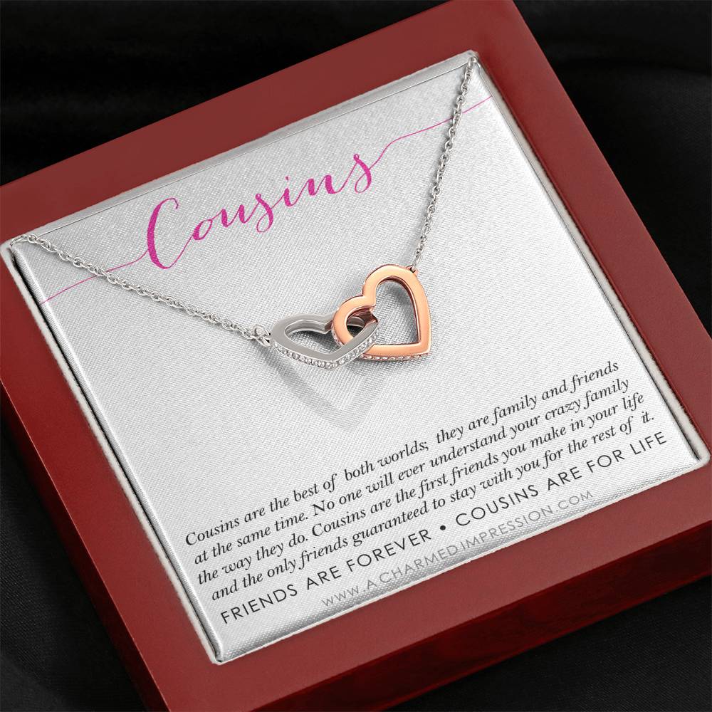 Gift for Cousin Gifts, Cousin Necklace, Cousin Christmas gifts for Cousins gift Idea, Cousin Best Friend Cousin Birthday Gift
