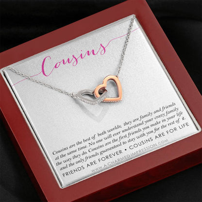 Gift for Cousin Gifts, Cousin Necklace, Cousin Christmas gifts for Cousins gift Idea, Cousin Best Friend Cousin Birthday Gift