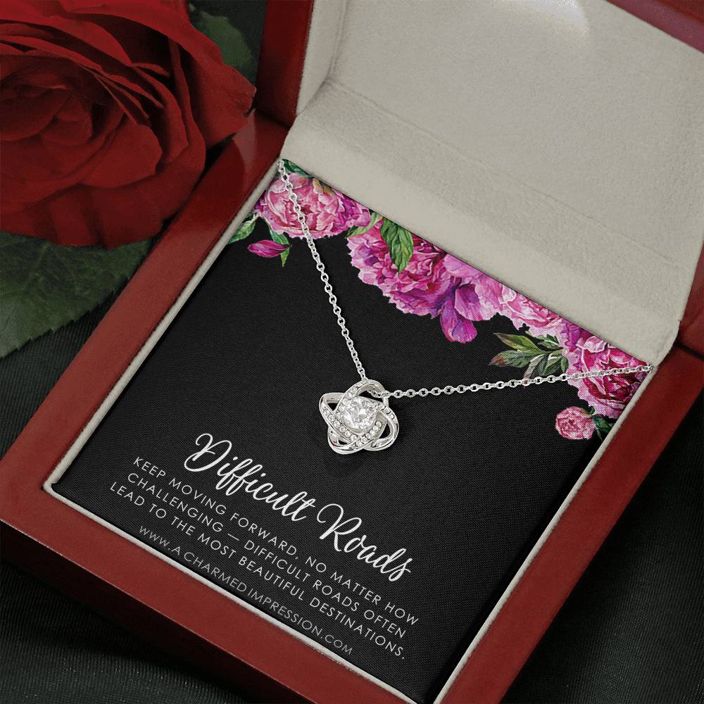 Encouragement Gift, Cancer Survivor Necklace, Breast Cancer Support, Strength Necklace, Infertility Miscarry Gift, Depression, Mental Health