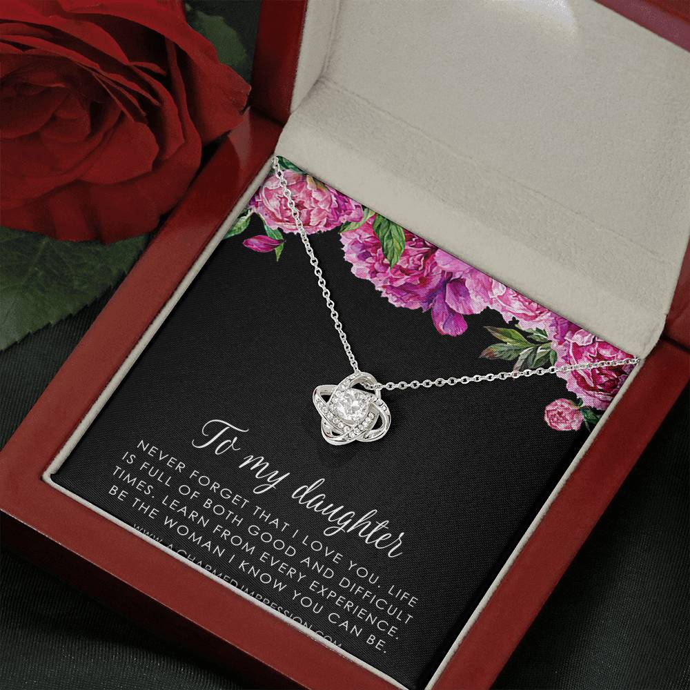 Daughter Gift From Mom Dad, Father & Daughter Gift, Mother Daughter Necklace, Gift for Daughter, Present for Birthday, To My Daughter