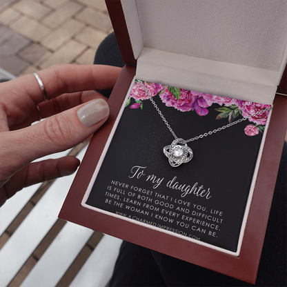 Daughter Gift From Mom Dad, Father & Daughter Gift, Mother Daughter Necklace, Gift for Daughter, Present for Birthday, To My Daughter