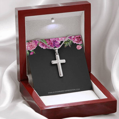 Confirmation - Spiritual Journey Artisan Cross Necklace Confirmation Card, Gifts, Baptism Gift, Presents, Jewelry, Boy Confirmation, Girl