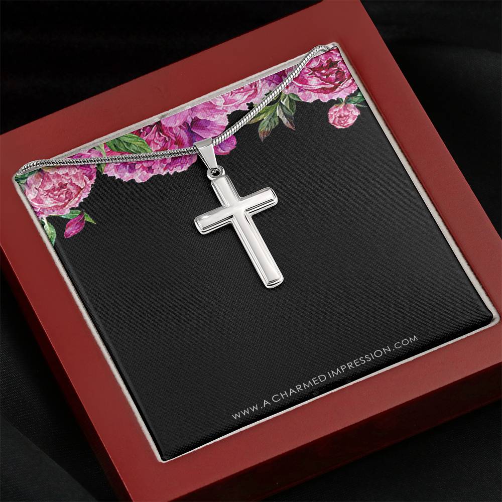 Confirmation - Spiritual Journey Artisan Cross Necklace Confirmation Card, Gifts, Baptism Gift, Presents, Jewelry, Boy Confirmation, Girl