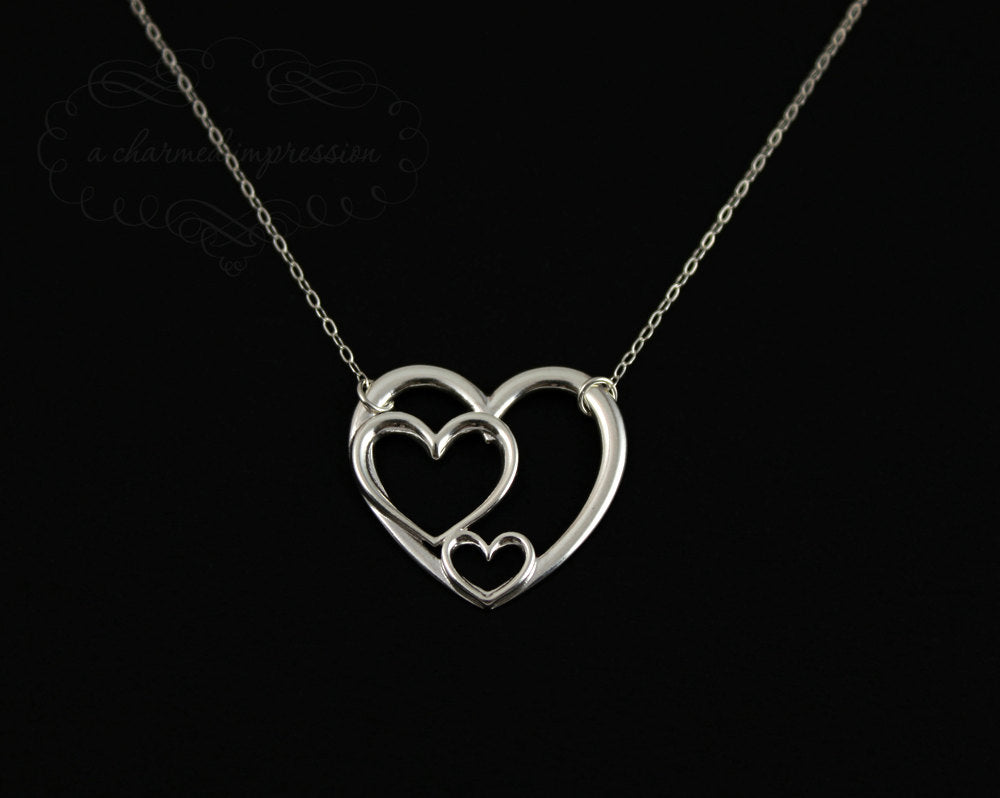 Triple Hearts Necklace