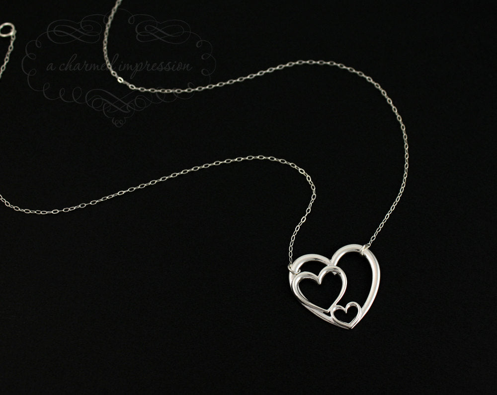 Triple Hearts Necklace