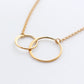 Handpicked Daughter, Bonus Daughter, Gift for Stepdaughter, Connected Circles Necklace, Infinite Love, Adopted Child Gift, Silver or Gold